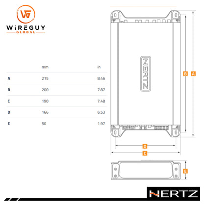 Hertz - Compact Power Series 400W Class AB 2 Channel Amplifier