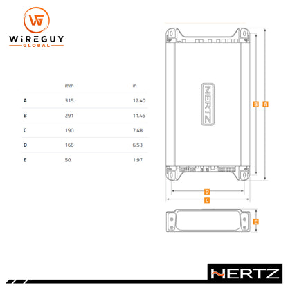 Hertz HCP 2X 2-Channel High Power AB-Class Stereo Amplifier