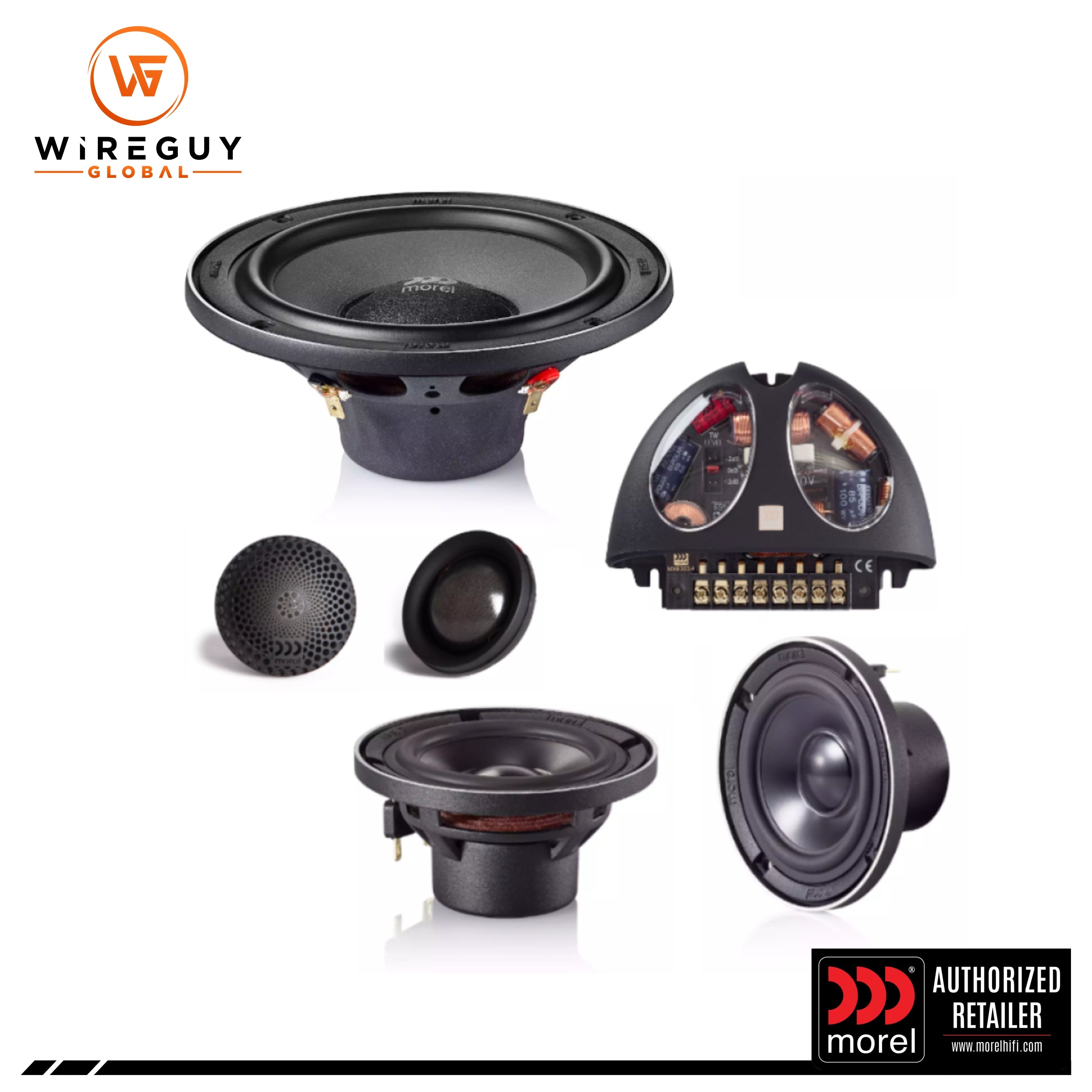 Morel Virtus 3-Way Component Split System - 4 OHM – Wire Guy Global