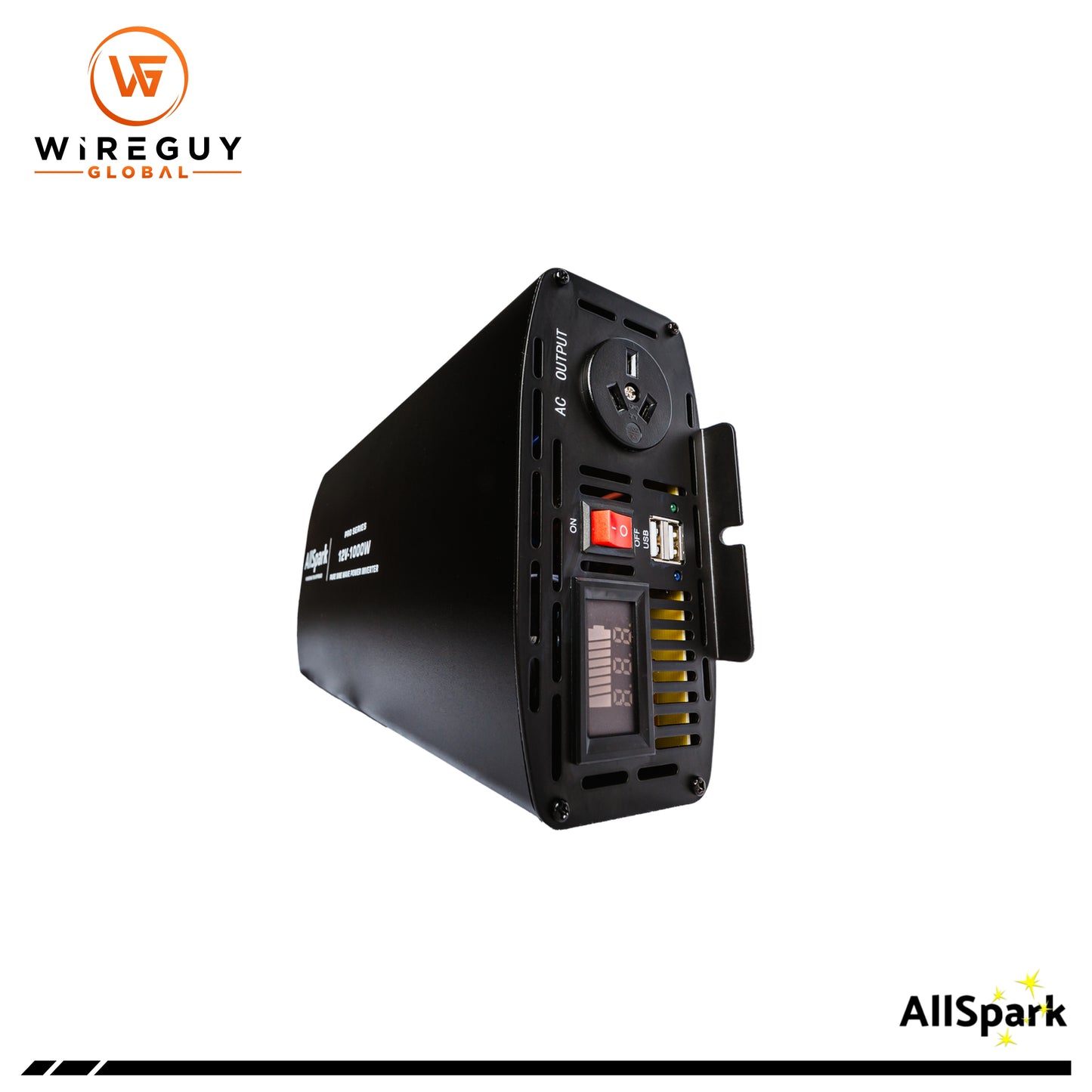 AllSpark 12V 1000 Watt PRO Series Pure Sine Wave Inverter with CB