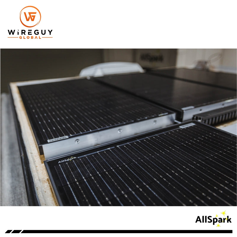 AllSpark 200W - 24V Glass Solar Panel