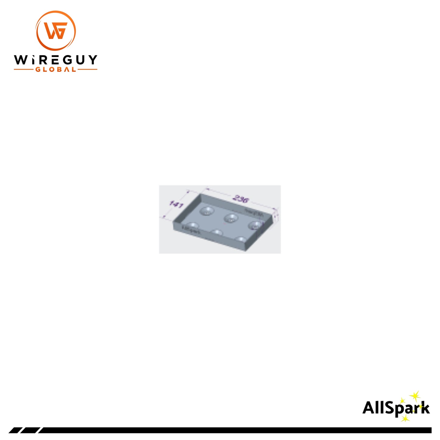 AllSpark Battery Tray - 100ah ABS Ultra Compact