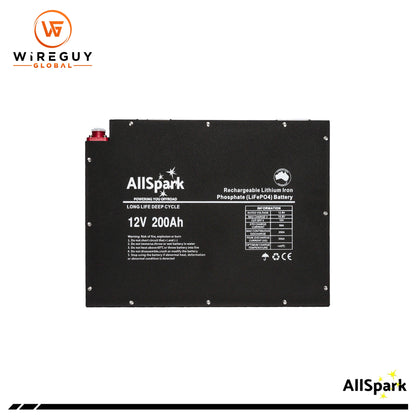 AllSpark | Slimline | 12v 200ah | 200/500A | Lithium Battery