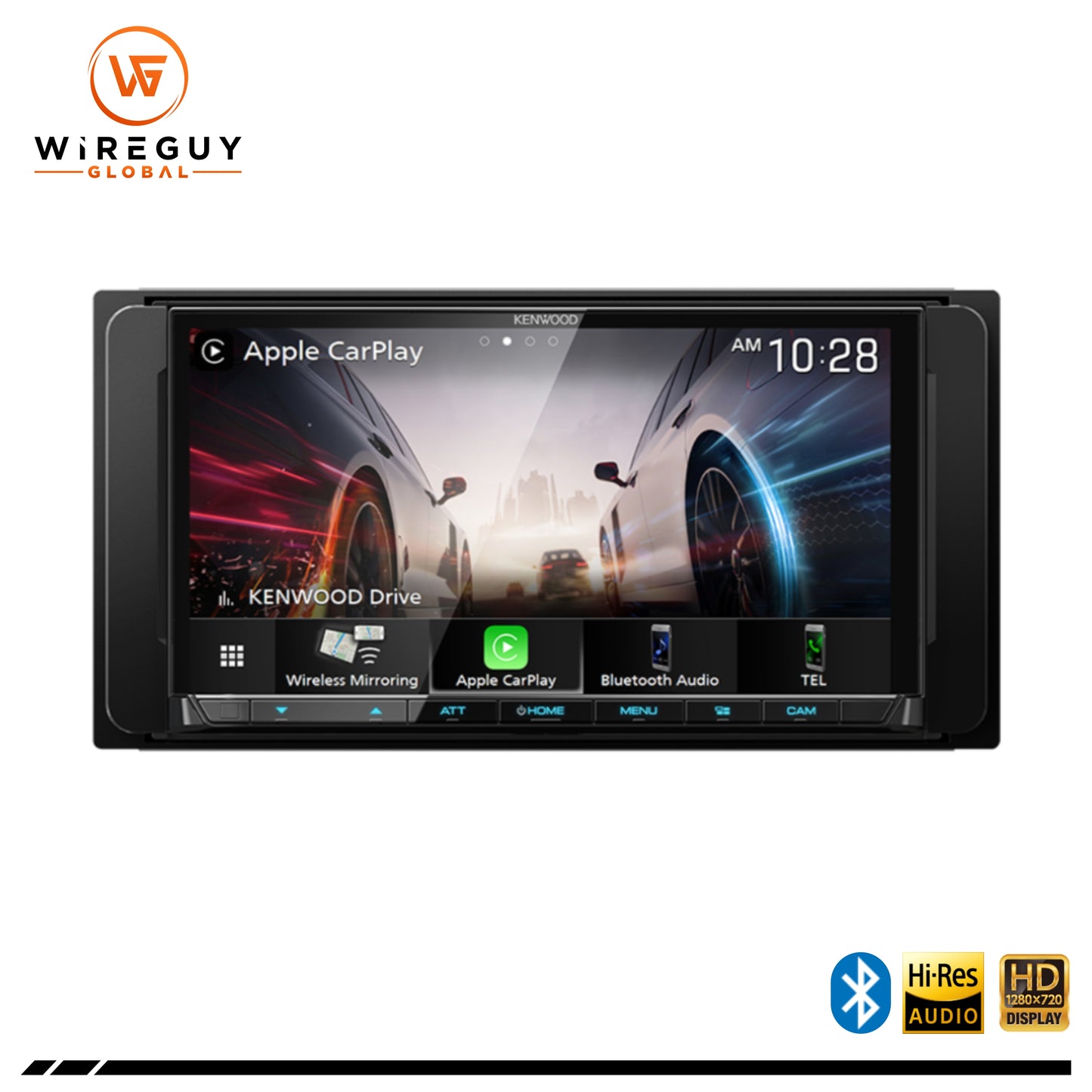 Kenwood DMX8521S Wireless Apple CarPlay and Android Auto Digital Media Receiver