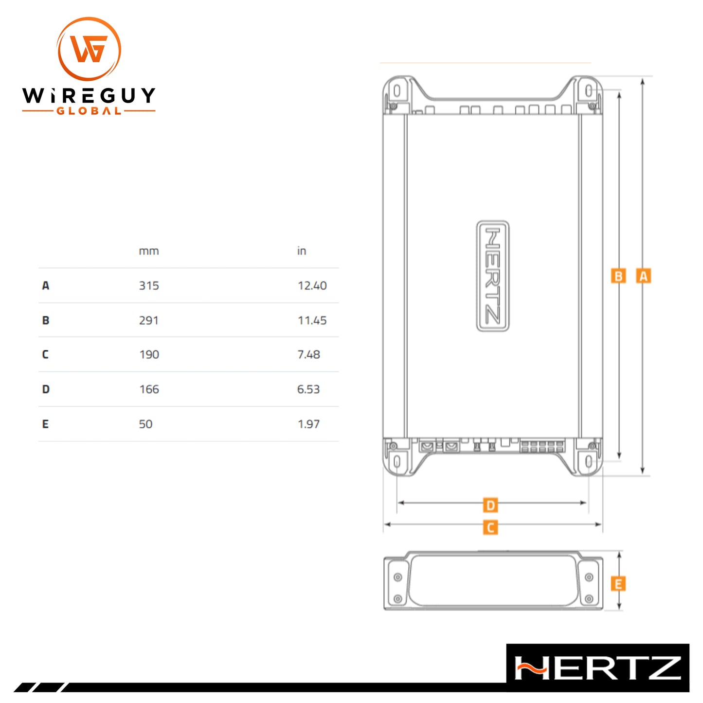 Hertz HCP 4DK 4-Channel 1000W RMS Amplifier