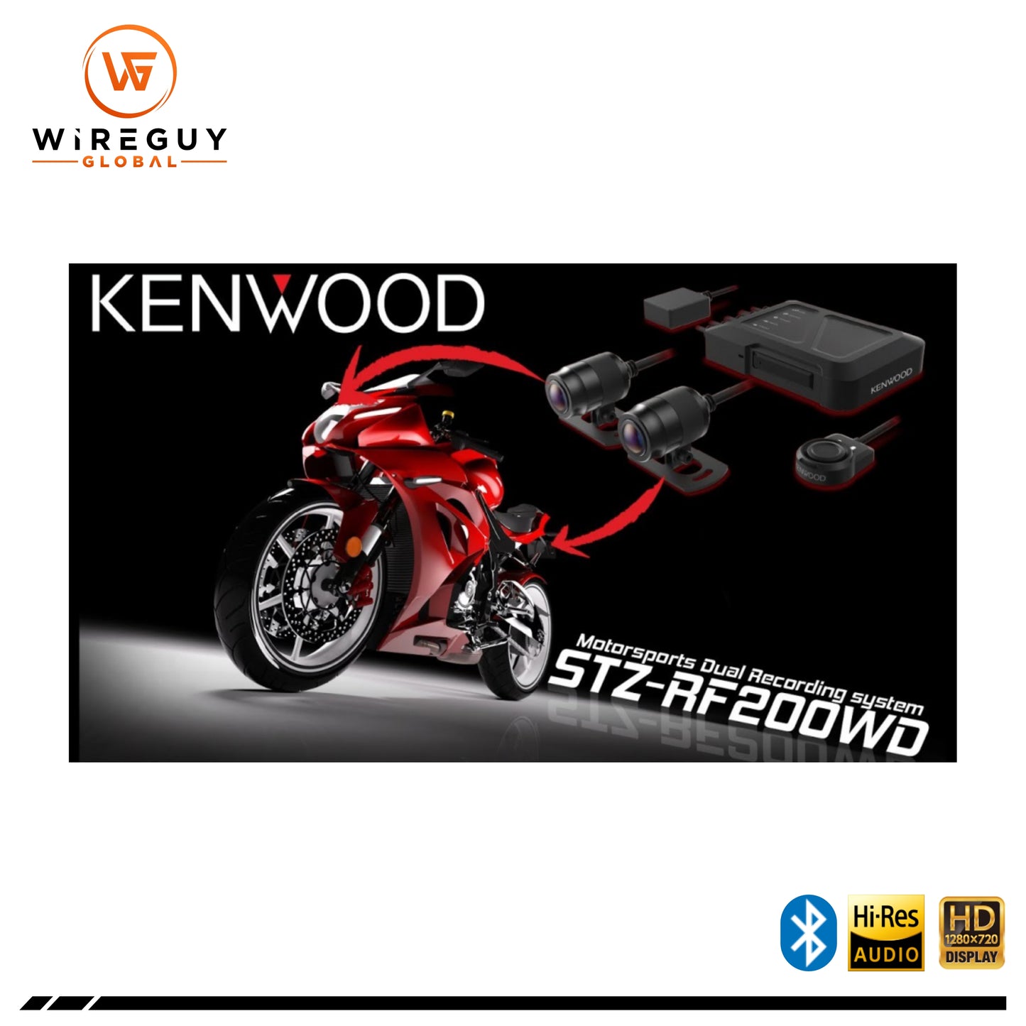 Kenwood STZ-RF200WD Motorsports Dual Camera Recording System