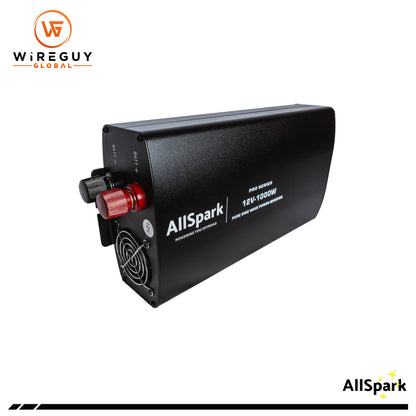 AllSpark 12V 1000 Watt PRO Series Pure Sine Wave Inverter with CB