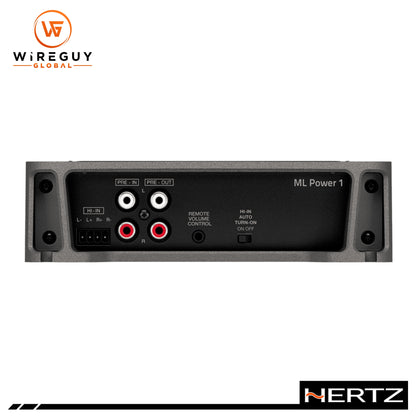 Hertz Mille ML Power 1Ch: 1 | 1000W Mono Car Amplifier – Advanced D-Class Technology