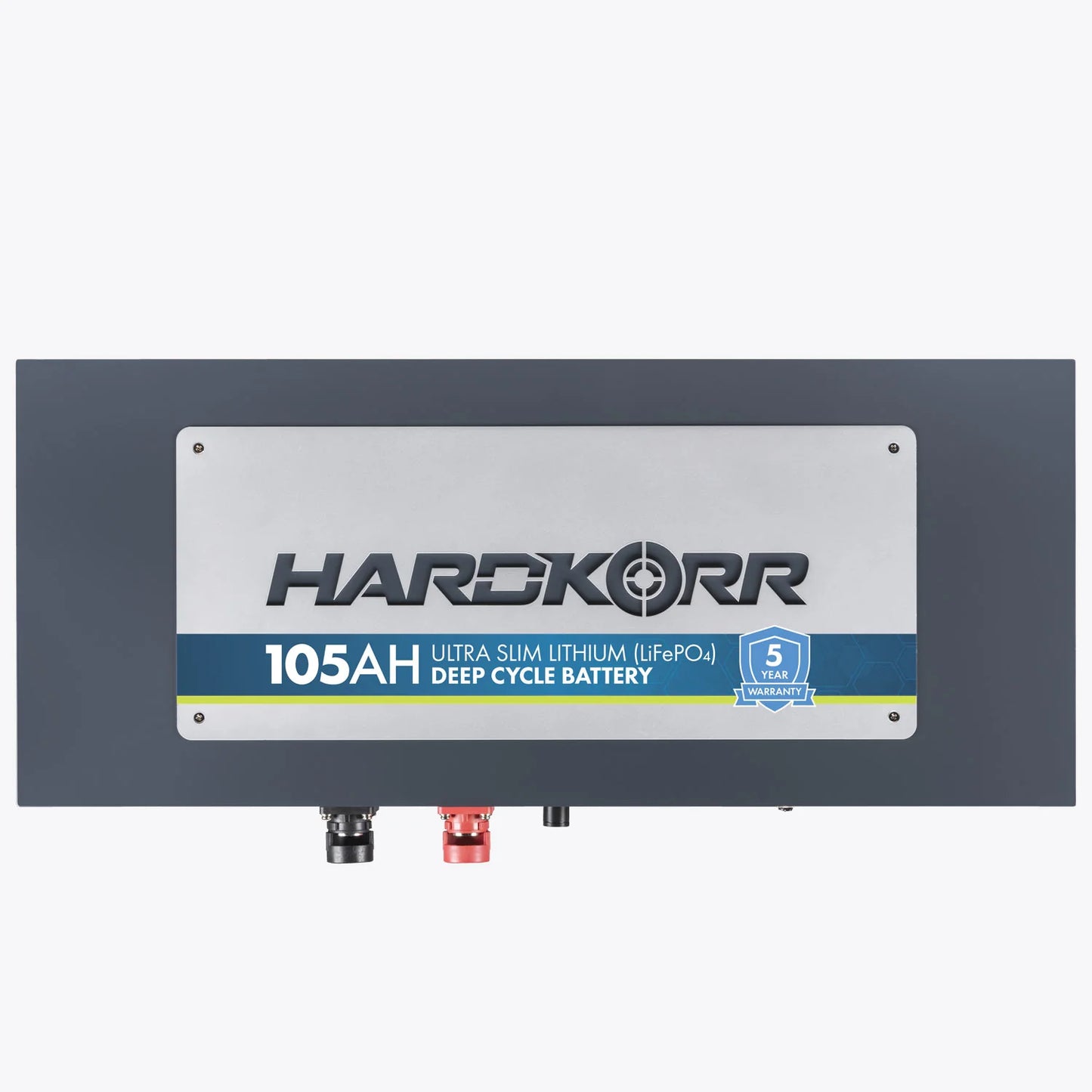 Hardkorr 105Ah Lithium (LiFePO4) Slimline Deep Cycle Battery W/ Bluetooth