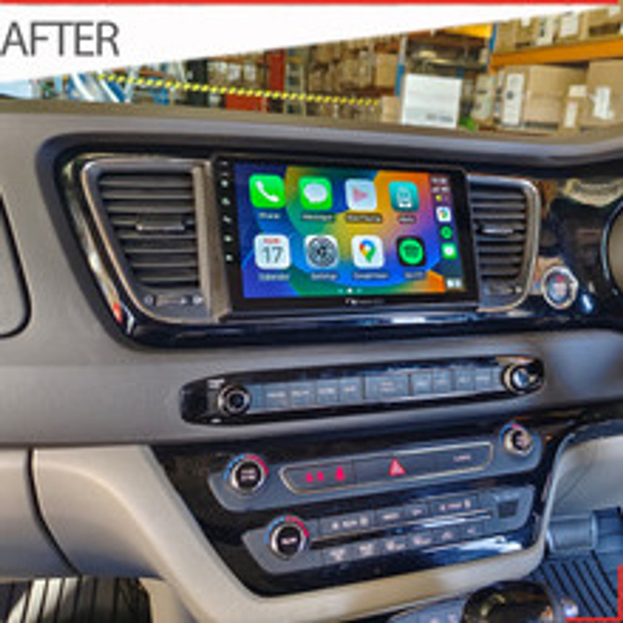 Nakamichi Android Wireless Apple CarPlay & Android Auto Sat Nav Solution for Kia Carnival 2015-2020