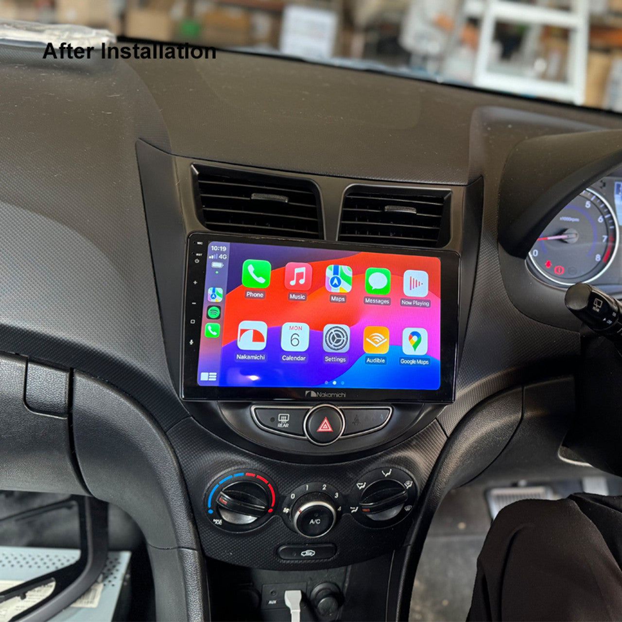 Nakamichi Wireless Apple CarPlay & Android Auto Solution for Hyundai Accent 2011-2020