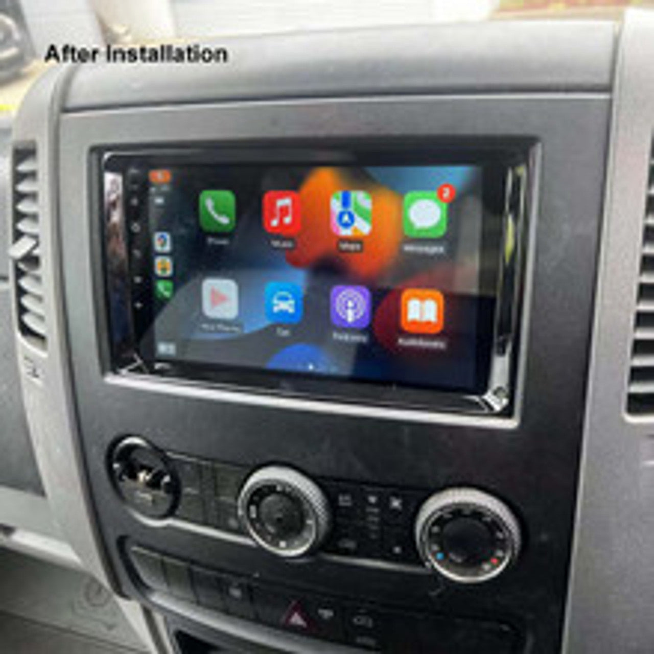 Nakamichi Android Wireless Apple CarPlay & Android Auto Sat Nav Solution for Volkswagen Crafter (2007-2016)