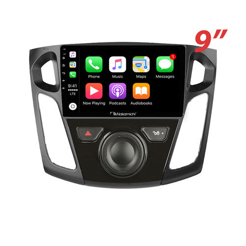 Nakamichi Wireless Apple CarPlay & Android Auto Solution Compatible with Ford Focus 2012-2018