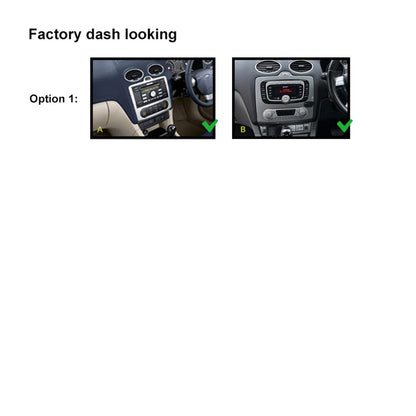 Nakamichi Wireless Apple CarPlay & Android Auto Solution Compatible with Ford Focus Auto Air Con 2004-2011