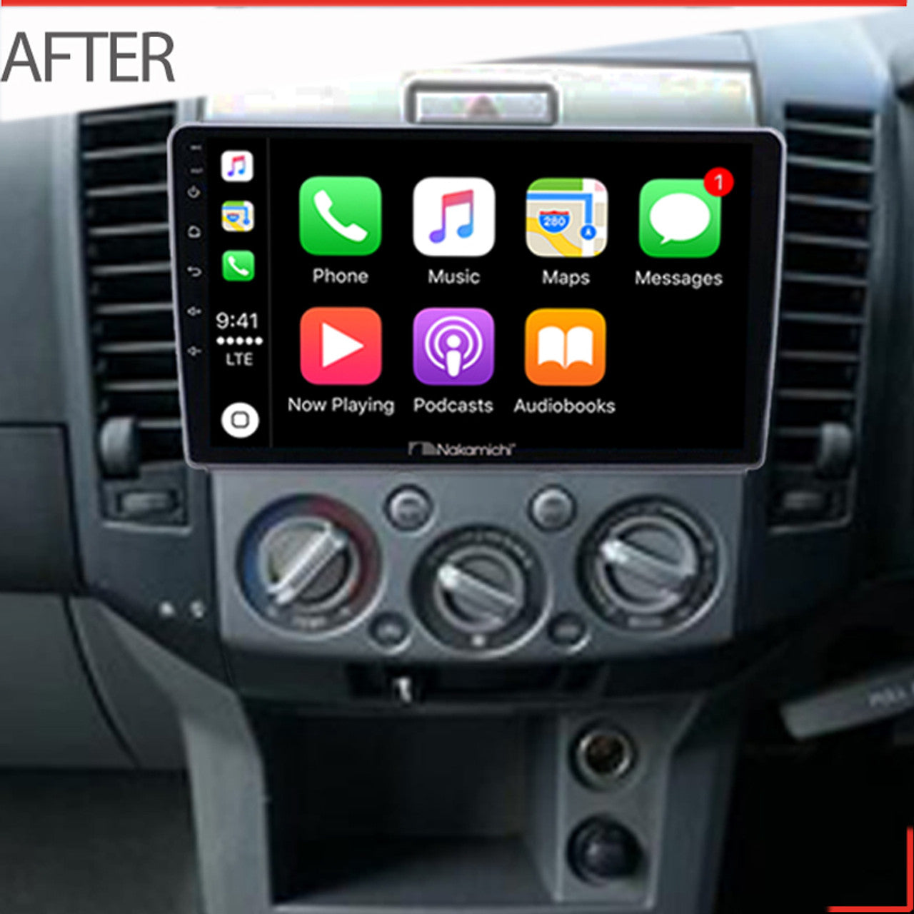 Nakamichi Wireless Apple CarPlay & Android Auto Solution Compatible with Ford Ranger 2006-2011