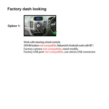 Nakamichi Wireless Apple CarPlay & Android Auto Solution Compatible with Ford Ranger 2012-2015