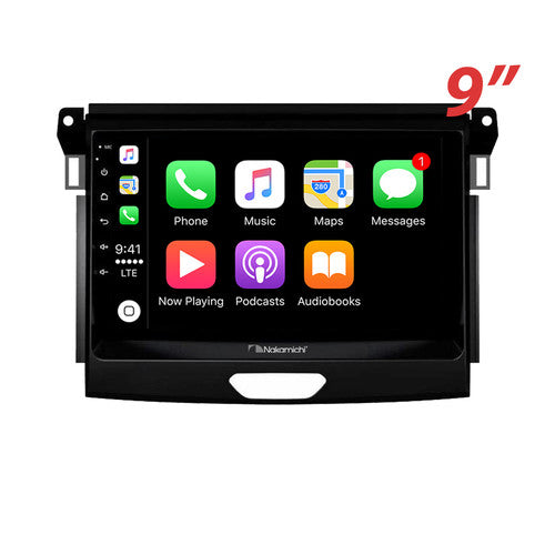 Nakamichi Wireless Apple CarPlay & Android Auto Solution Compatible with Ford Ranger 2015+