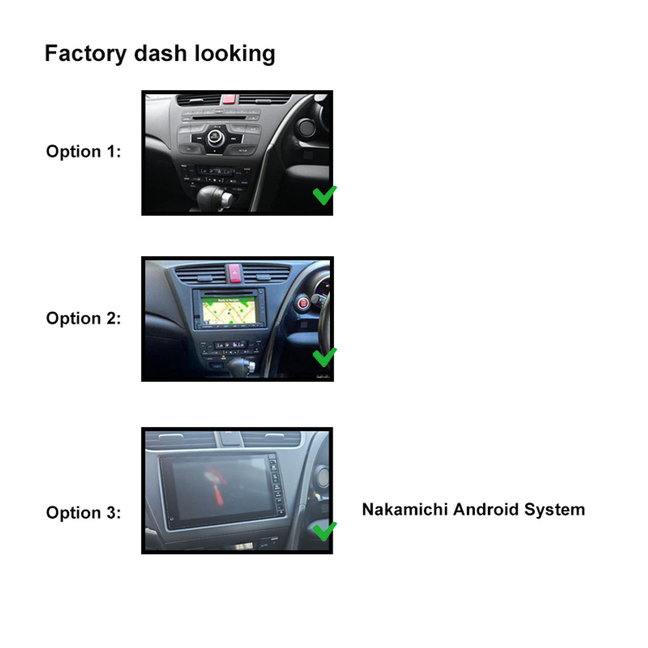 Nakamichi Wireless Apple CarPlay & Android Auto Solution for Honda Civic 2012-2015 Hatch