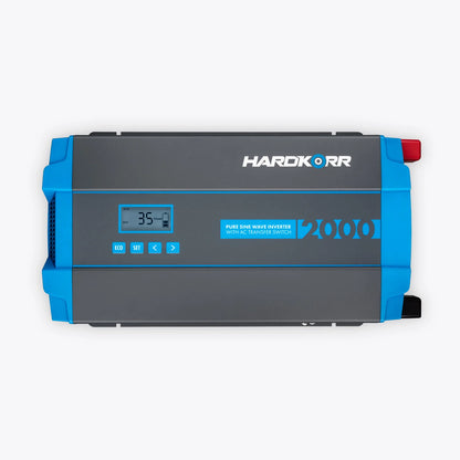 Hardkorr 2000W Pure Sine Wave Inverter with AC Transfer Switch