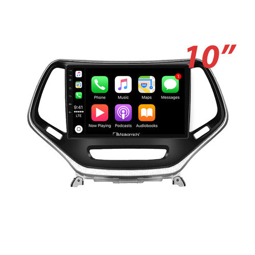 Nakamichi Wireless Apple CarPlay & Android Auto Solution for Jeep Cherokee 2015+