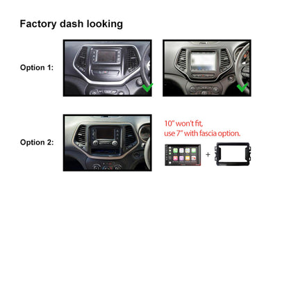 Nakamichi Wireless Apple CarPlay & Android Auto Solution for Jeep Cherokee 2015+