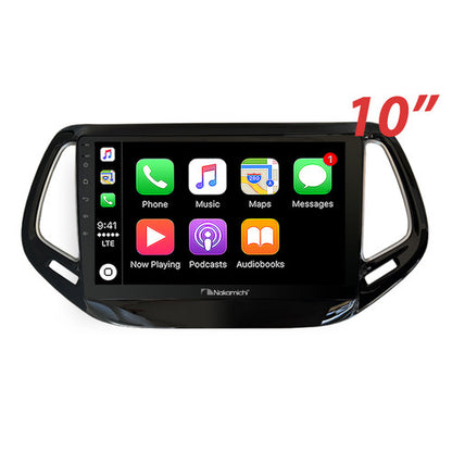 Nakamichi Android Wireless Apple CarPlay & Android Auto Sat Nav Solution for Jeep Compass 2017+