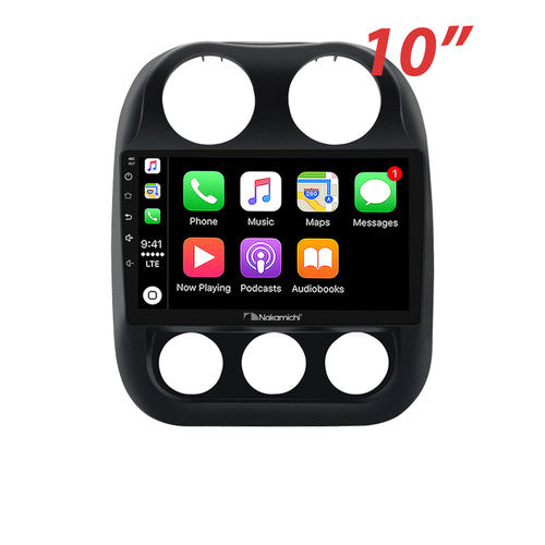 Nakamichi Wireless Apple CarPlay & Android Auto Solution for Jeep Patriot 2009-2016