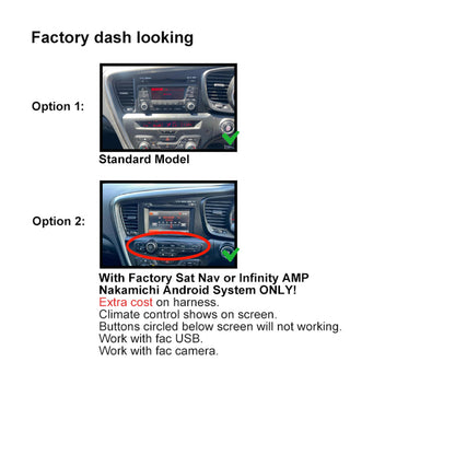 Nakamichi Wireless Apple CarPlay & Android Auto Solution for Kia Optima 2010-2013