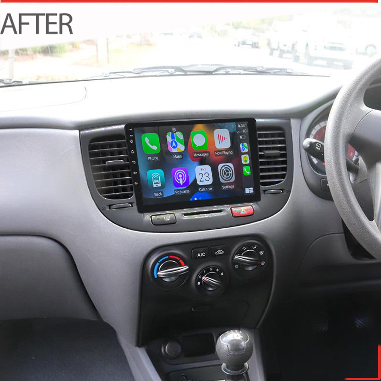 Nakamichi Wireless Apple CarPlay & Android Auto for Kia RIO 2005-2011