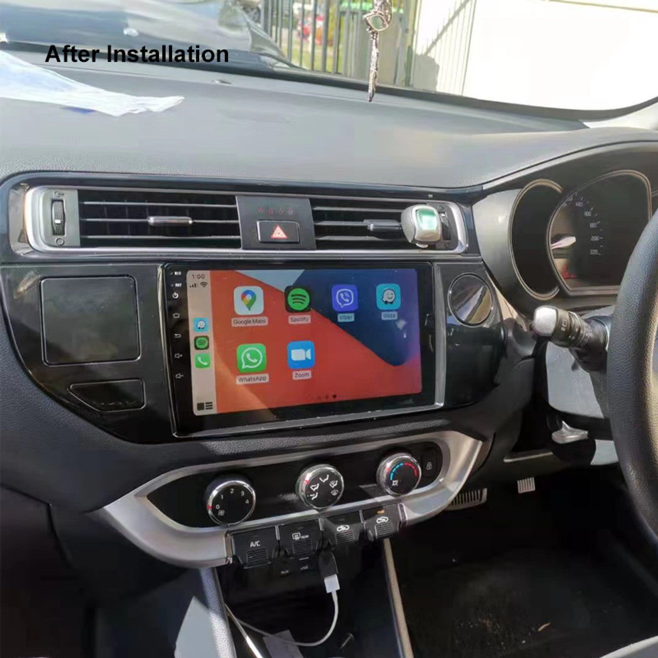 Nakamichi Wireless Apple CarPlay & Android Auto System for Kia RIO 2015-2016