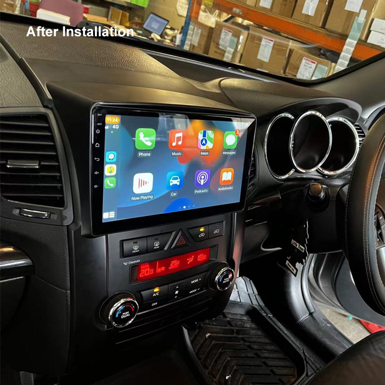 Nakamichi Wireless Apple CarPlay & Android Auto Solution Compatible with Kia Sorento 2009-2012