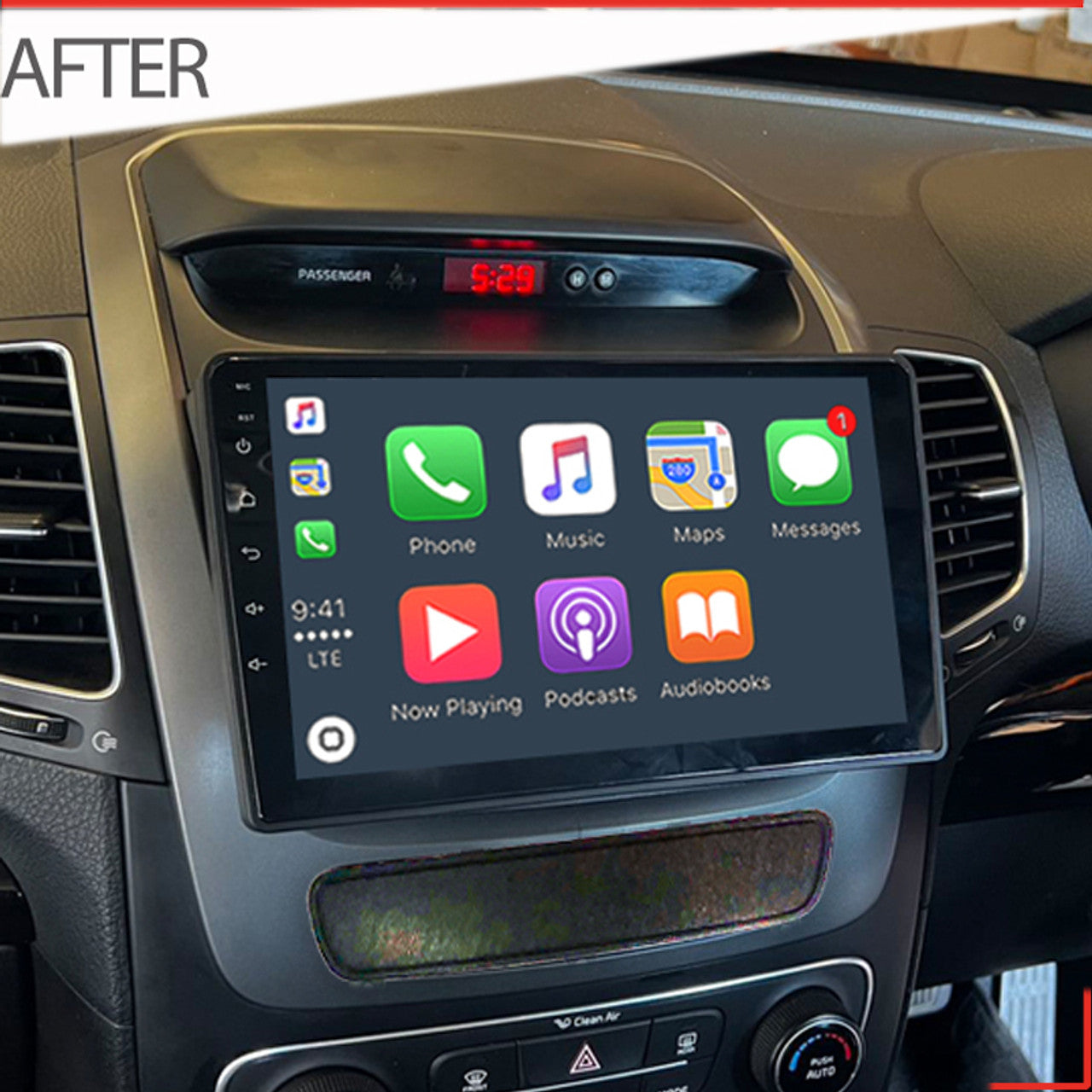 Nakamichi Wireless Apple CarPlay & Android Auto Solution Compatible with Kia Sorento 2013-2014 (With Screen)