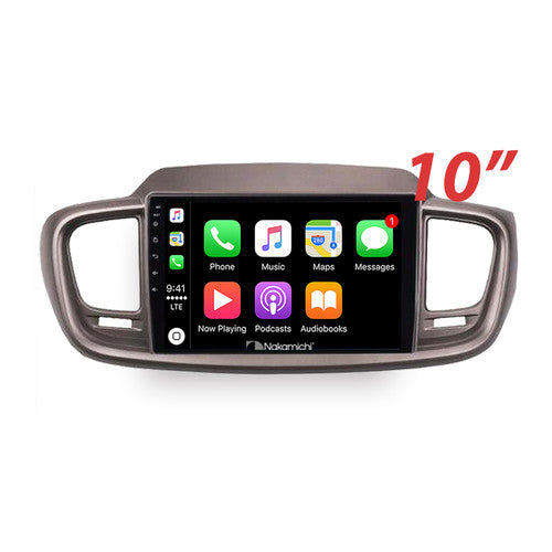 Nakamichi Android Wireless Apple CarPlay & Android Auto Sat Nav Solution for Kia Sorento 2015-2019