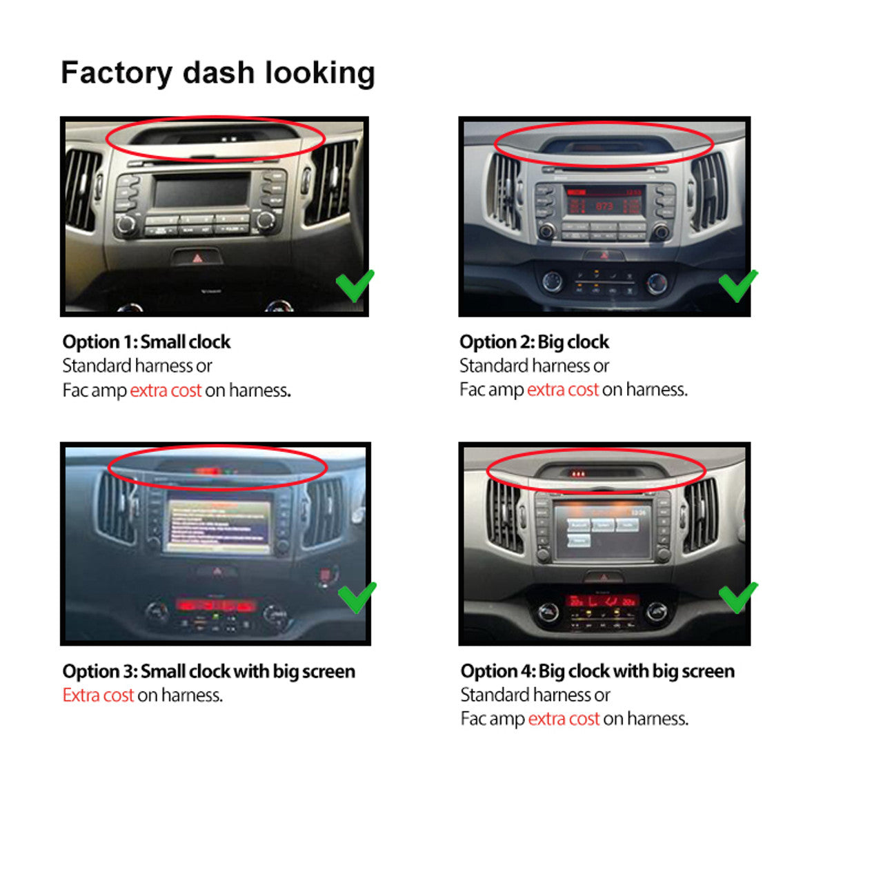 Nakamichi Wireless Apple CarPlay & Android Auto Solution Compatible with Kia Sportage 2010-2015