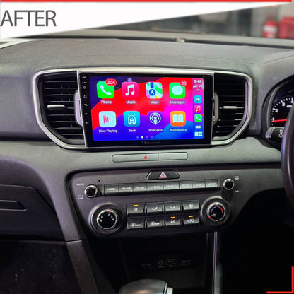 Nakamichi Android Wireless Apple CarPlay & Android Auto Sat Nav Solution for Kia Sportage 2015-2018