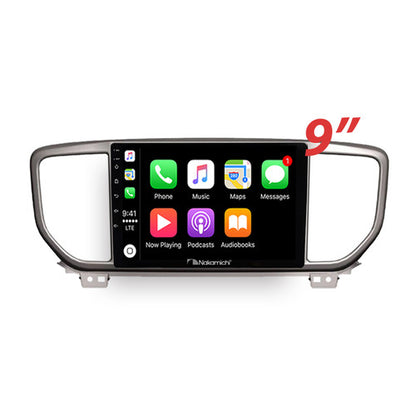 Nakamichi Android Wireless Apple CarPlay & Android Auto Sat Nav Solution for Kia Sportage 2019-2021