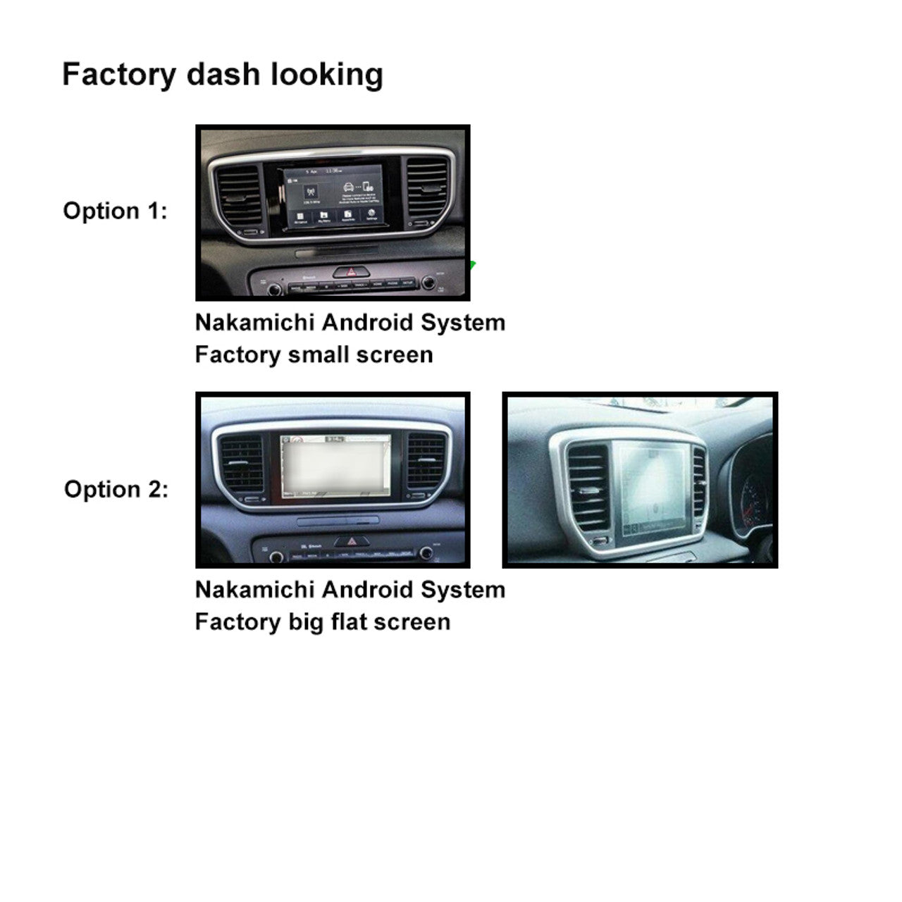 Nakamichi Android Wireless Apple CarPlay & Android Auto Sat Nav Solution for Kia Sportage 2019-2021