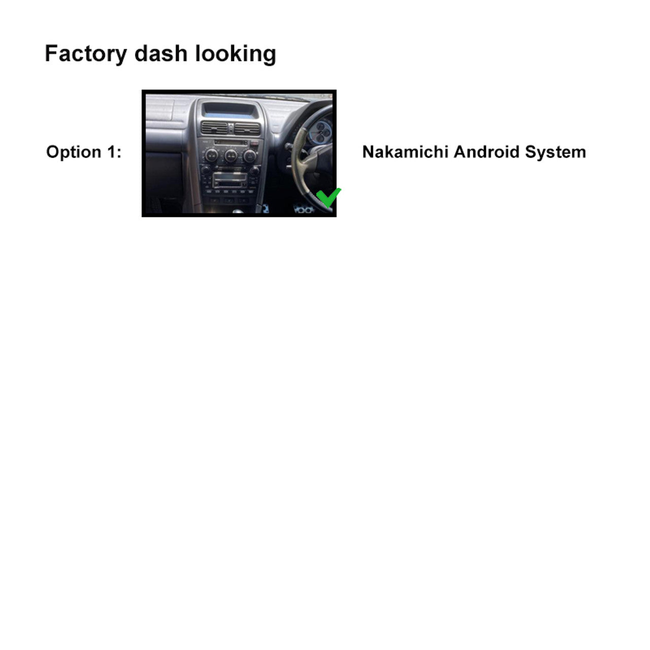 Nakamichi Android Wireless Apple CarPlay & Android Auto Sat Nav Solution for Lexus IS200 1999-2005