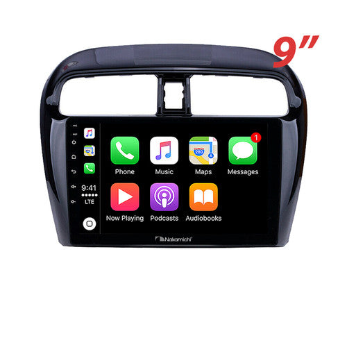 Nakamichi Wireless Apple CarPlay & Android Auto System for Mitsubishi Mirage 2012+