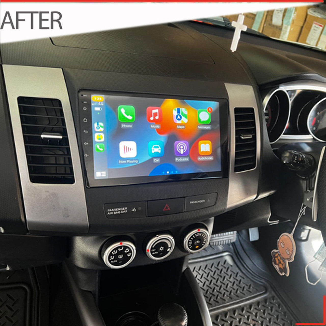 Nakamichi Wireless Apple CarPlay & Android Auto Solution Compatible with Mitsubishi Outlander 2007-2012