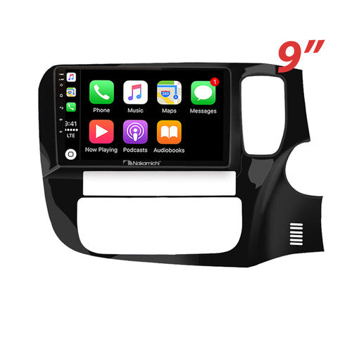 Nakamichi Wireless Apple CarPlay & Android Auto Solution Compatible with Mitsubishi Outlander 2013-2021