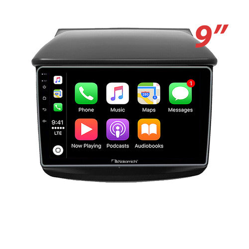 Nakamichi Wireless Apple CarPlay & Android Auto Solution Compatible with Mitsubishi Triton 2007-2014