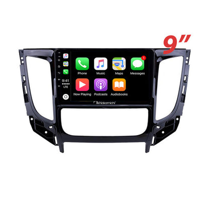 Nakamichi Wireless Apple CarPlay & Android Auto Solution for Mitsubishi Triton Auto A/C 2015-2018