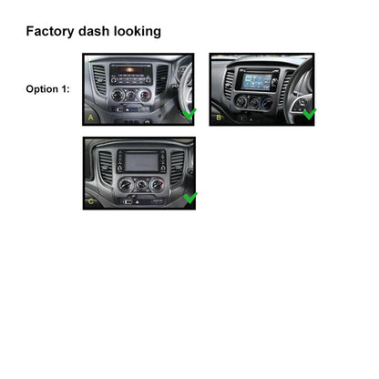 Nakamichi Wireless Apple CarPlay & Android Auto Solution Compatible with Mitsubishi Triton Manual A/C 2015-2023