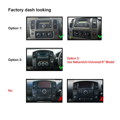 Nakamichi Wireless Apple CarPlay & Android Auto Solution for Nissan Navara D40 RX 2007-2015 / ST 2007-2010