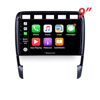 Nakamichi Android Wireless Apple CarPlay & Android Auto Sat Nav Solution for Porsche Cayenne 2002-2010