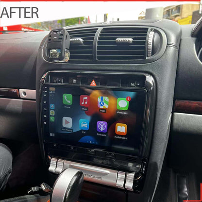 Nakamichi Android Wireless Apple CarPlay & Android Auto Sat Nav Solution for Porsche Cayenne 2002-2010