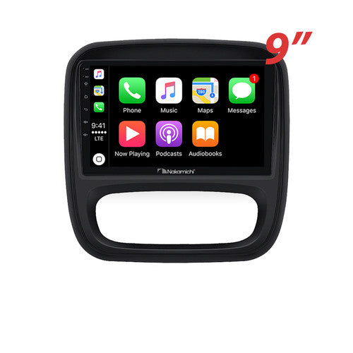 Nakamichi Android Wireless Apple CarPlay & Android Auto for Renault Trafic 2014+