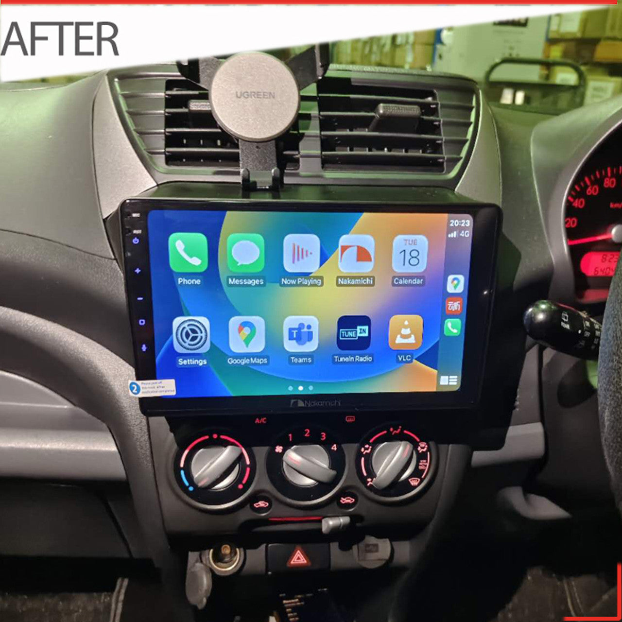 Nakamichi Wireless Apple CarPlay & Android Auto Solution for Suzuki Alto 2009-2014