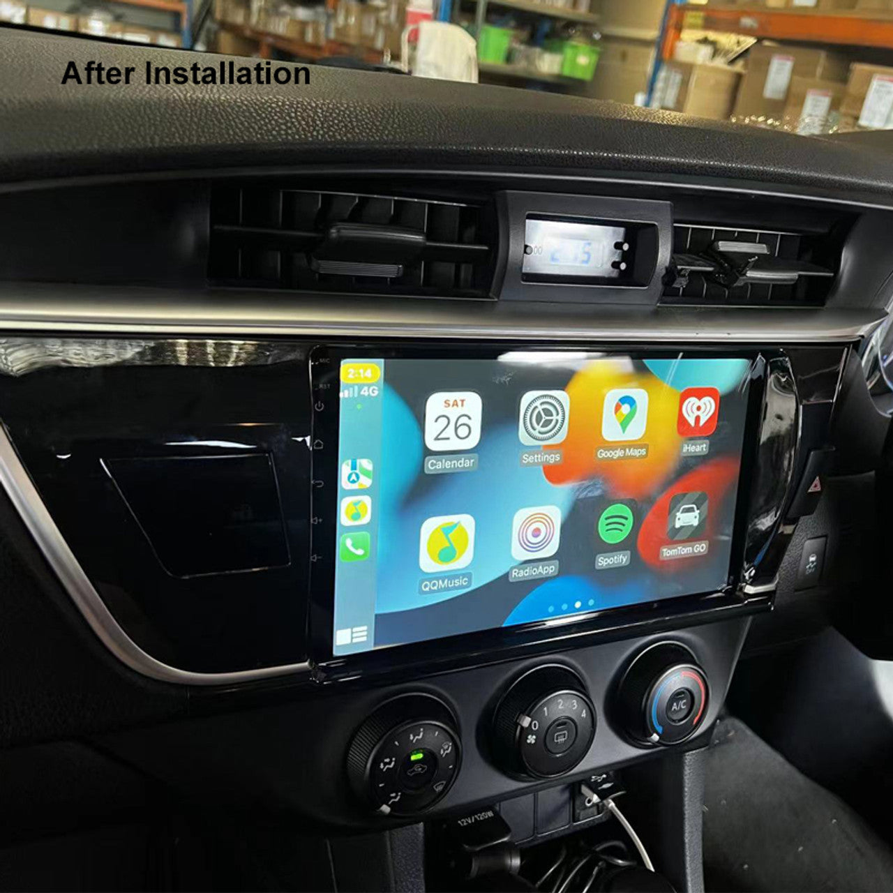 Nakamichi Wireless Apple CarPlay & Android Auto Solution for Toyota Corolla 2013-2016 Sedan